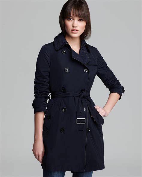 burberry brit balmoral trench coat with leather trim|The Burberry Trench Coat .